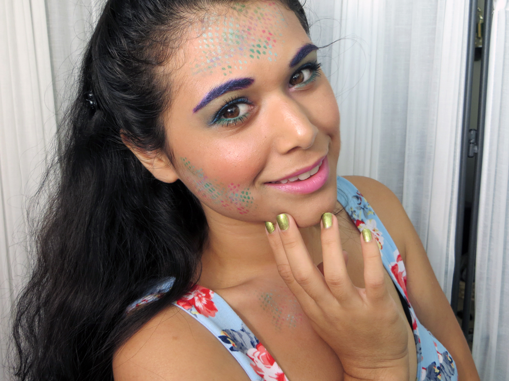 Slashed Beauty- Mermaid Makeup Tutorial for Halloween